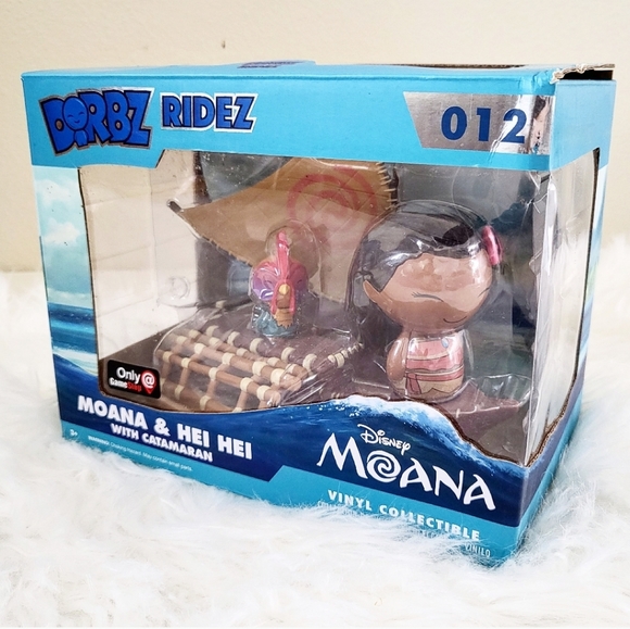 Funko Dorbz Ridez Disney Moana and Hei Hei with Catamaran Vinyl Collectible - Picture 2 of 7
